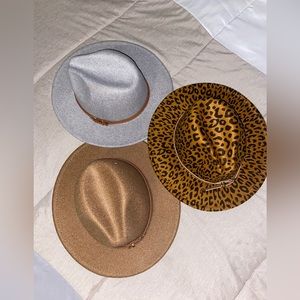 Three women’s hats